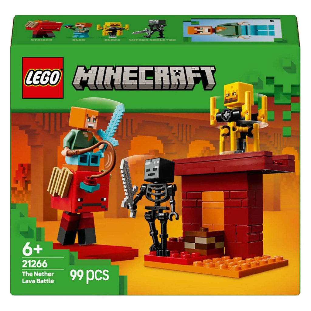 LEGO Minecraft The Nether Lava Battle