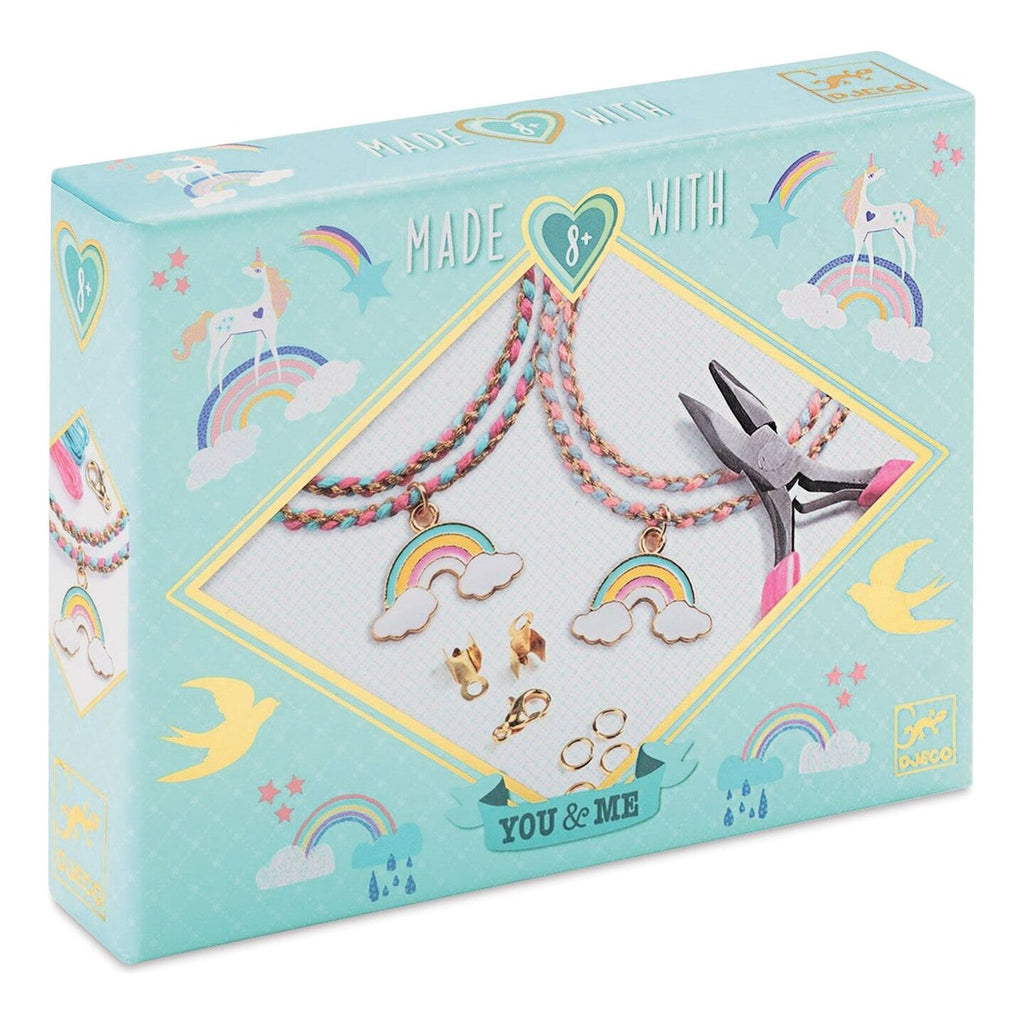 Djeco You & Me Rainbow Kumihimo Bracelet Kit