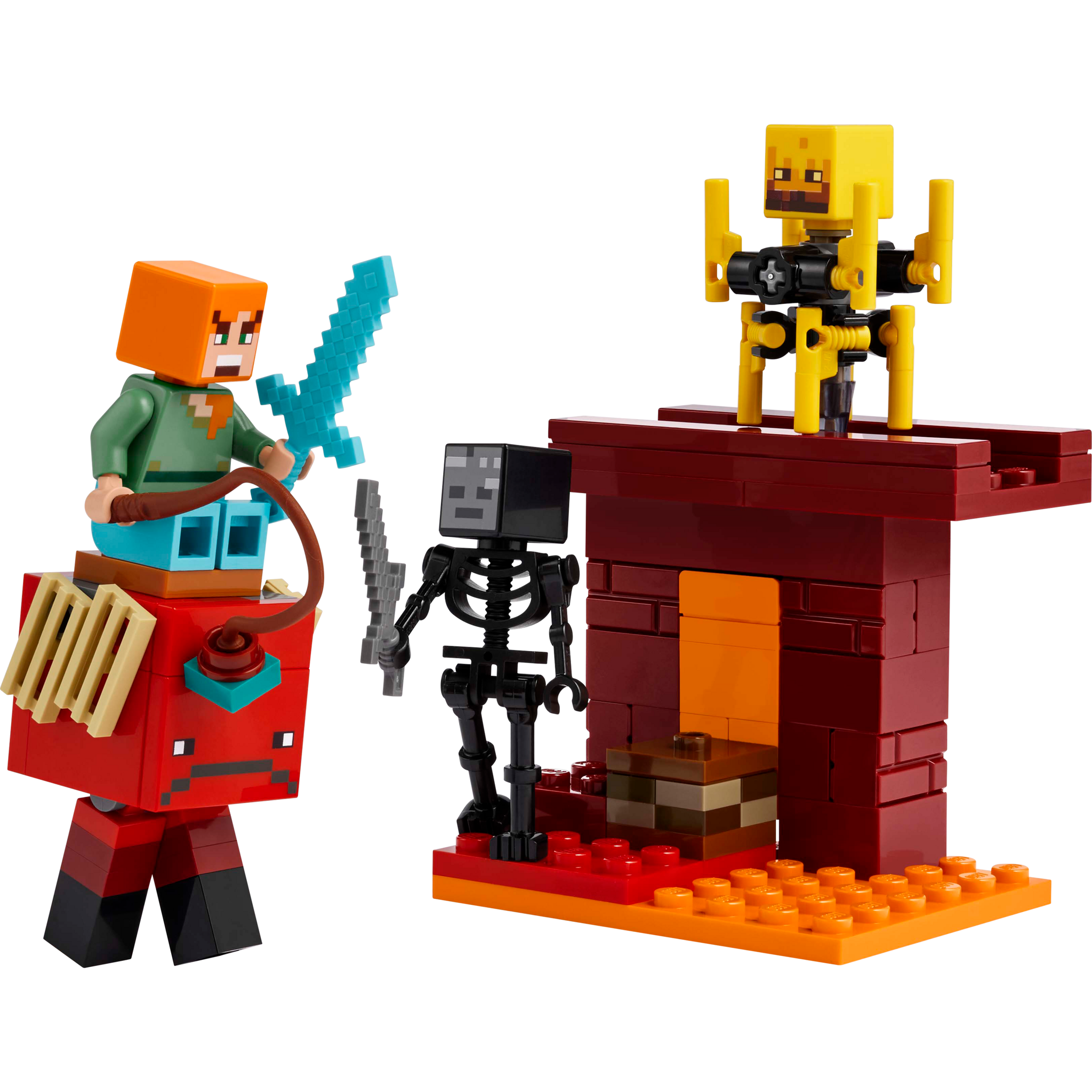 LEGO Minecraft The Nether Lava Battle – The Rocking Horse Toys