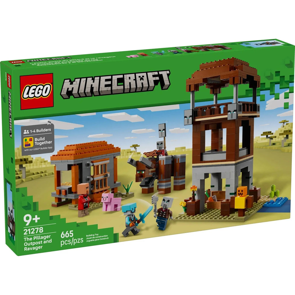 LEGO Minecraft The Pillager Outpost and Ravager