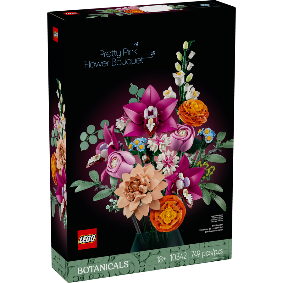 LEGO Botanicals Pretty Pink Flower Bouquet