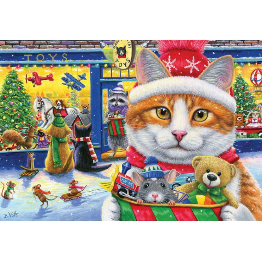 Ravensburger 2x24 Piece Puzzle Christmas Kitties