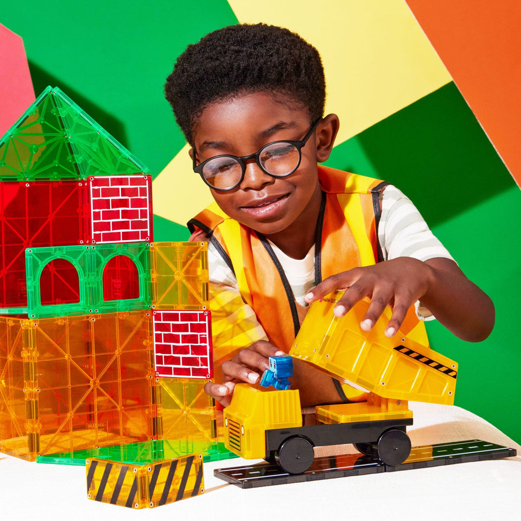 Magna-Tiles Builder XL 50 Piece Set magnetic construction toy