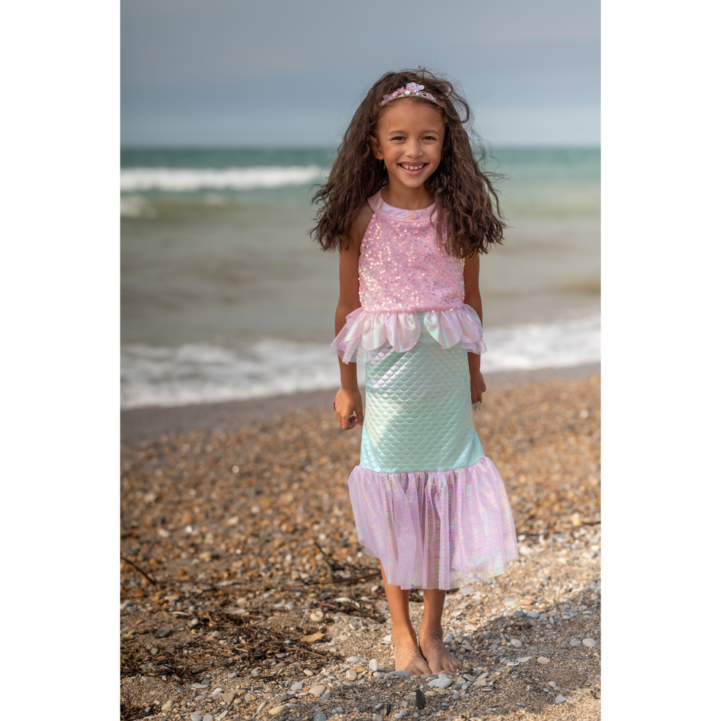 Great Pretenders Misty Mermaid Dress Pink Size 5/6