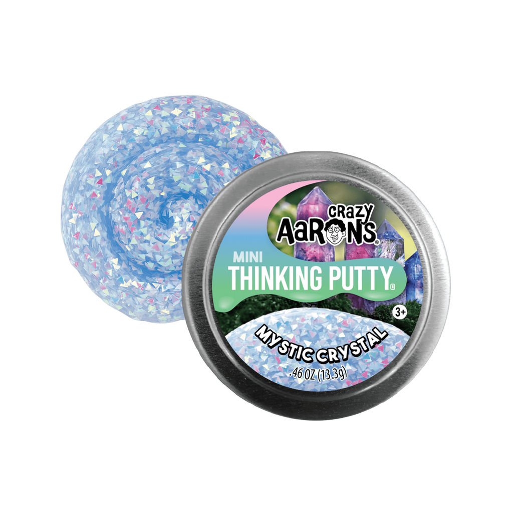 Crazy Aaron's Thinking Putty 2" Mini Tin Mystic Crystal