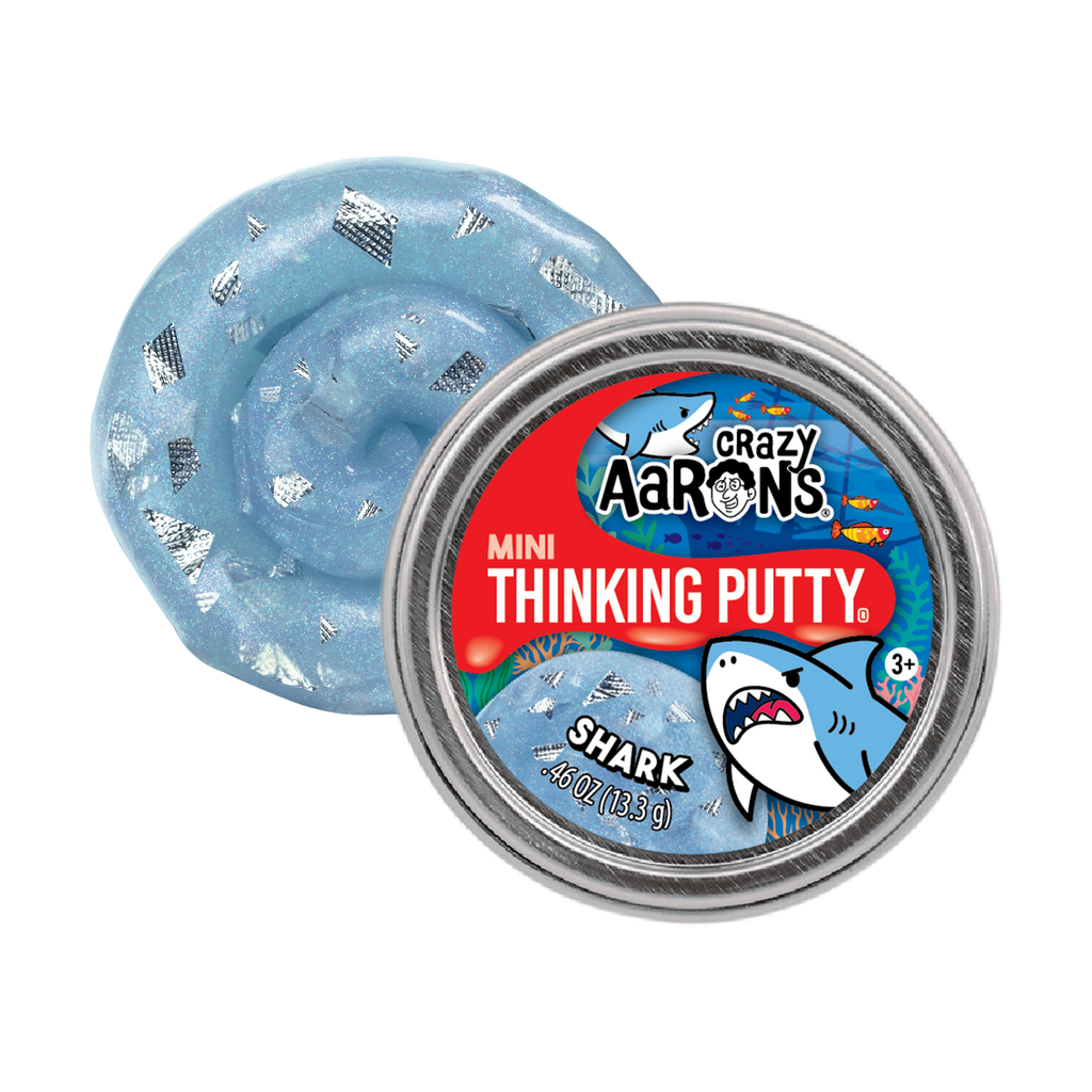 Crazy Aaron's Thinking Putty 2" Tin Shark