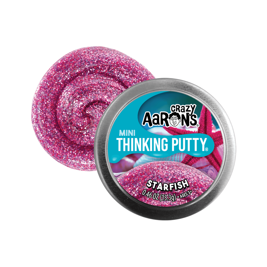 Crazy Aaron's Thinking Putty 2" Tin Starfish
