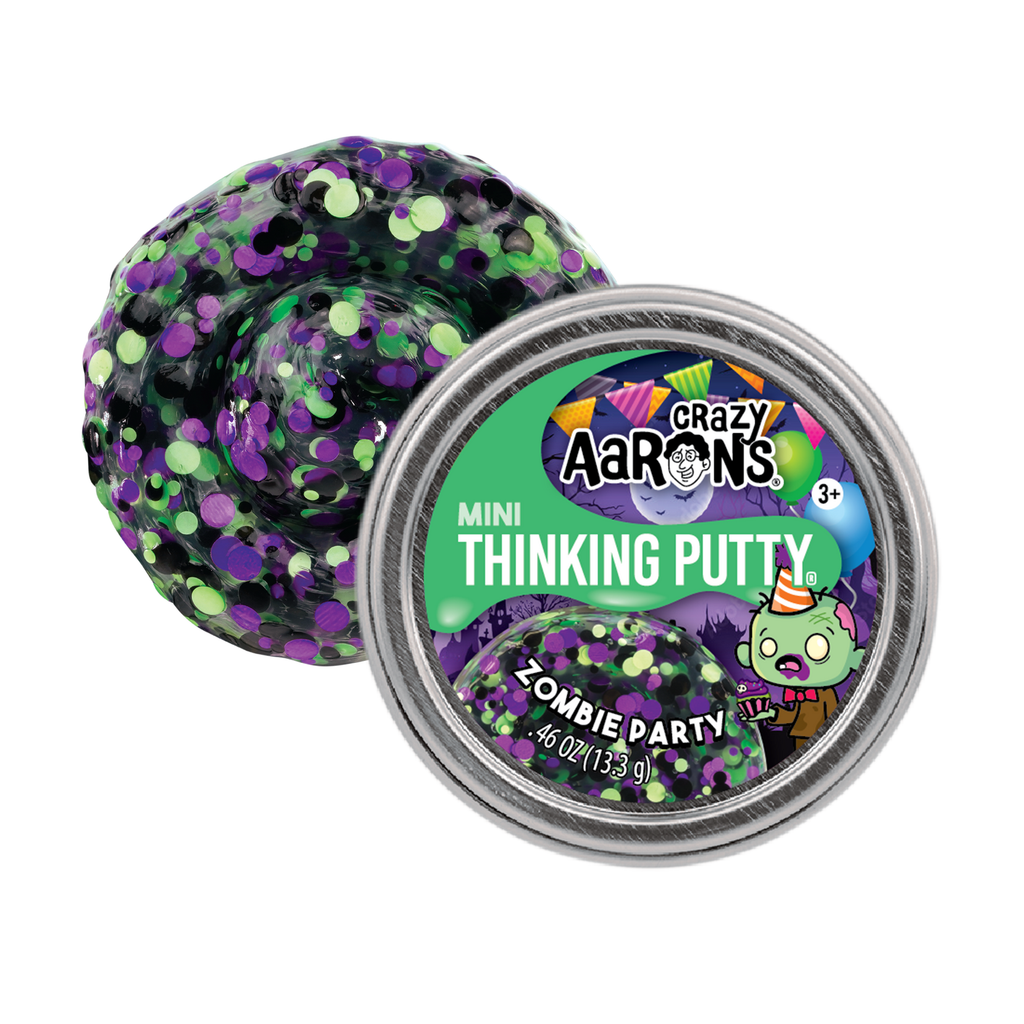 Crazy Aaron's Thinking Putty 2" Mini Tin Zombie Party