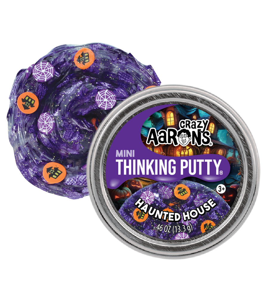 Crazy Aaron's Thinking Putty 2" Mini Tin Haunted House
