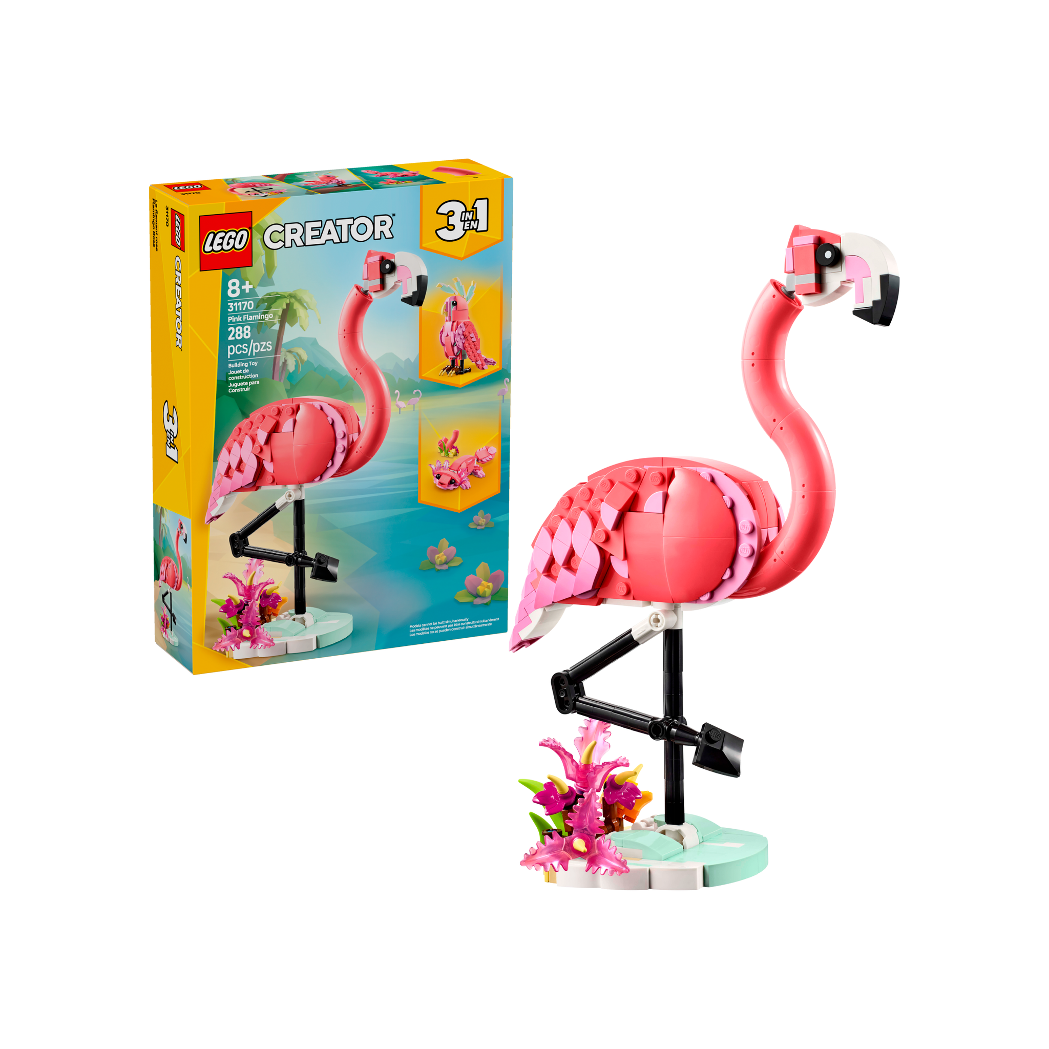 LEGO Creator Wild Animals Pink Flamingo – The Rocking Horse Toys