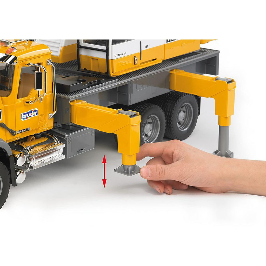 Bruder MACK Granite Liebherr Crane Truck