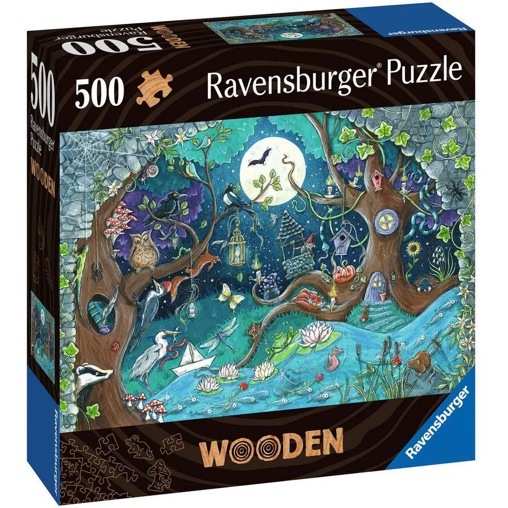 Ravensburger 500 Piece Puzzle Wooden Fantasy Forest