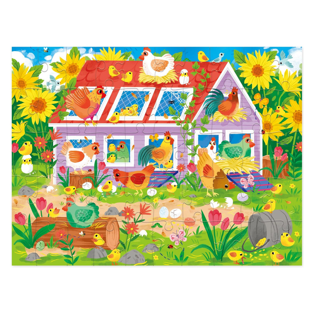 Crocodile Creek Puzzle 50 Piece Chicken Coop