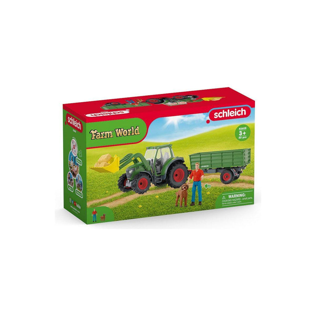 Schleich Farm World Tractor with Trailer
