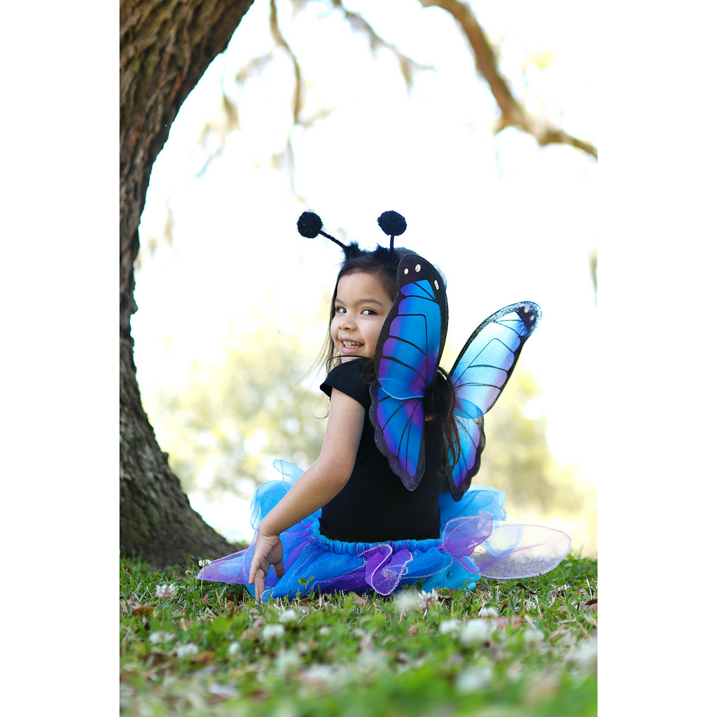 Great Pretenders Midnight Butterfly Tutu with Wings Size 4-6
