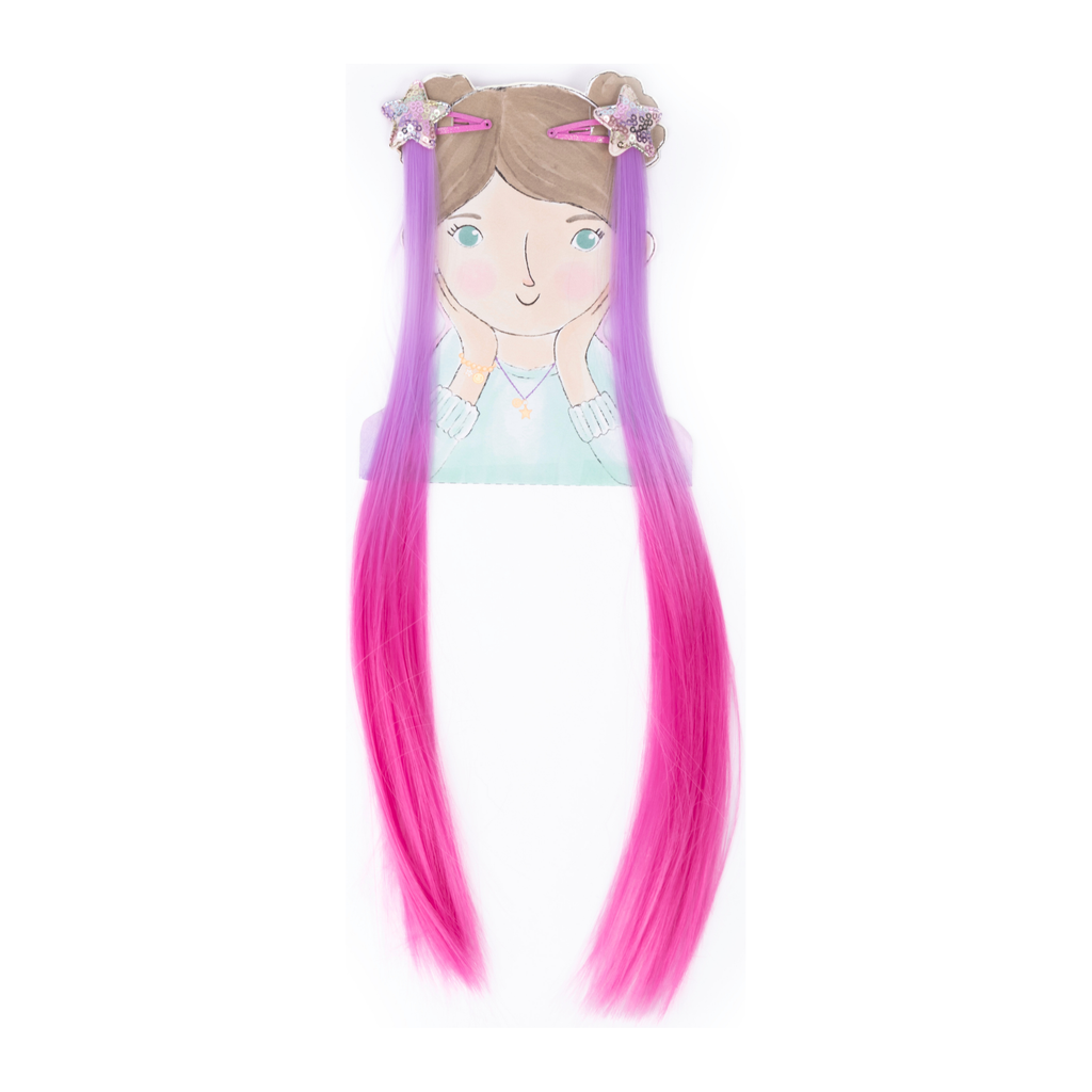 Great Pretenders Rodeo Drive Multi Colour Clip In Hair Extensions