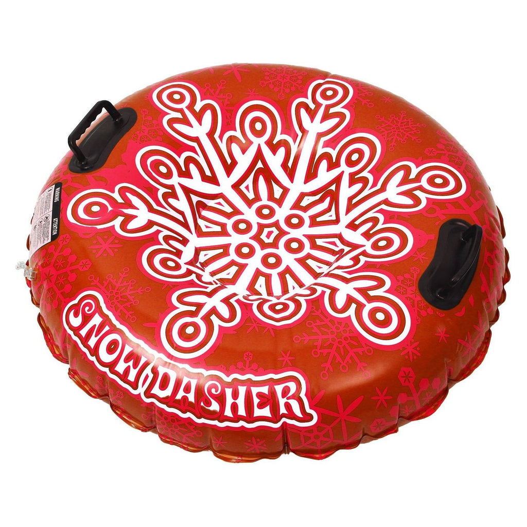 Danaplay Inflatable Red Round Snowflakes Luge