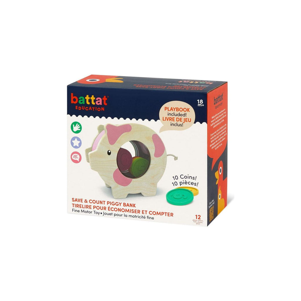 Battat Education Save & Count Piggy Bank