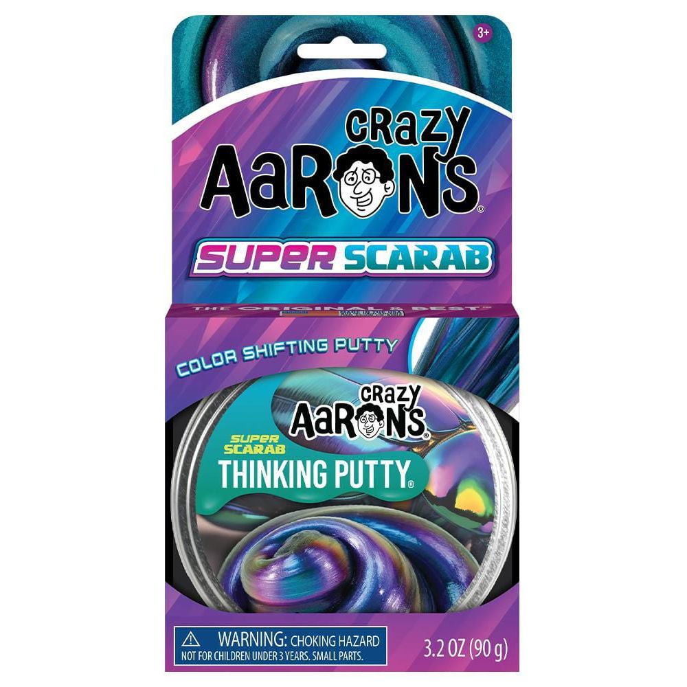 Crazy Aaron's Thinking Putty 4" Super Scarab