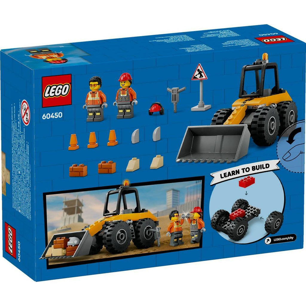LEGO City Yellow Construction Wheel Loader