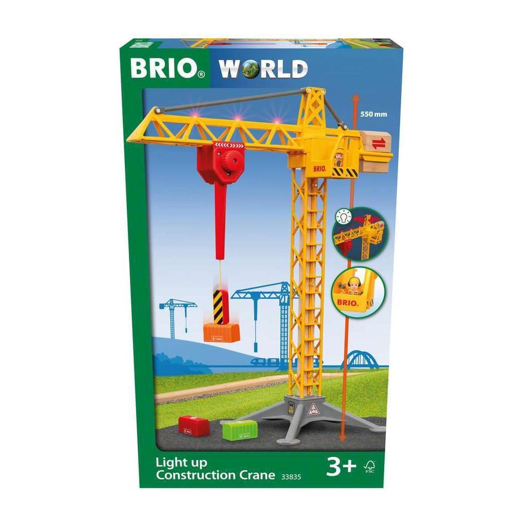 BRIO Construction Crane with Lights