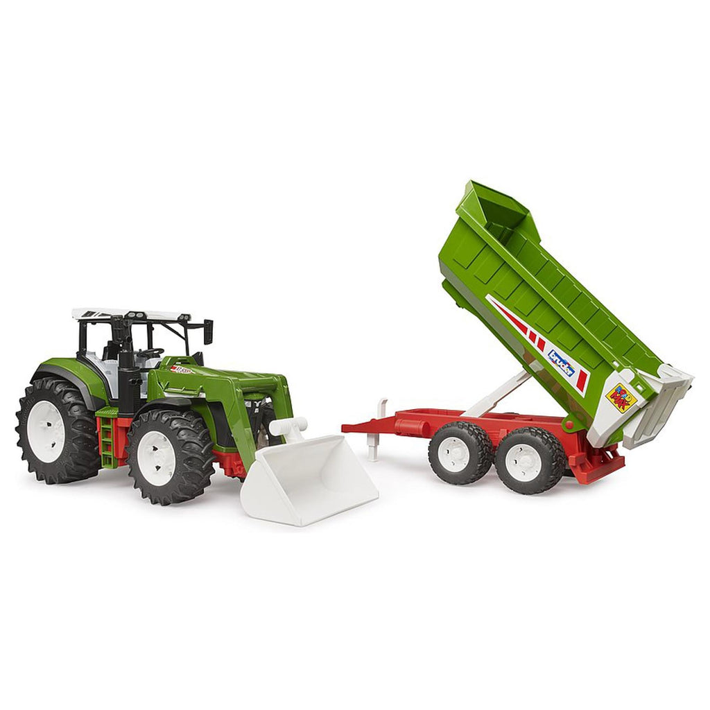 Bruder Roadmax Tractor with Front Loader and Trailer
