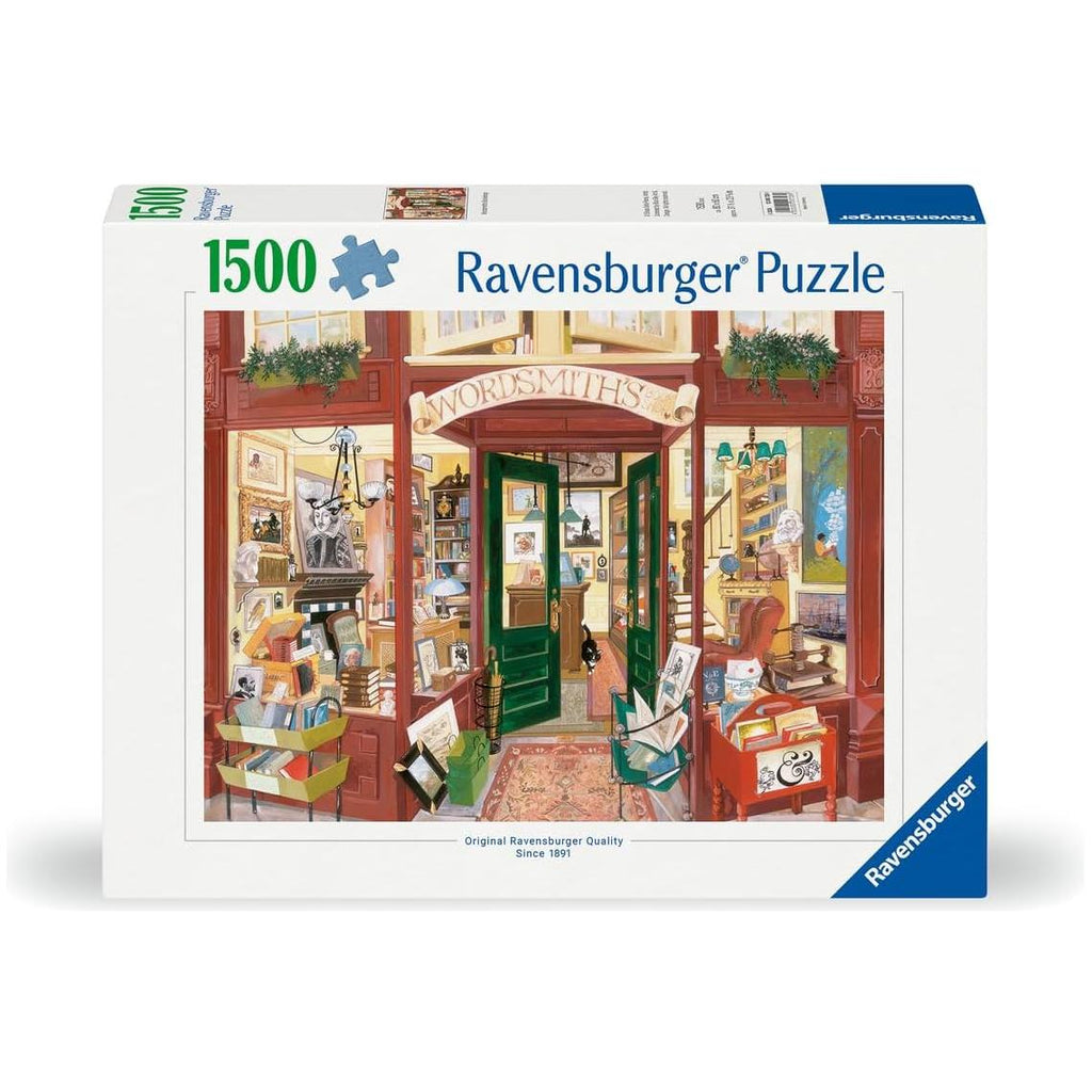 Ravensburger 1500 Piece Puzzle Wordsmith's Bookshop