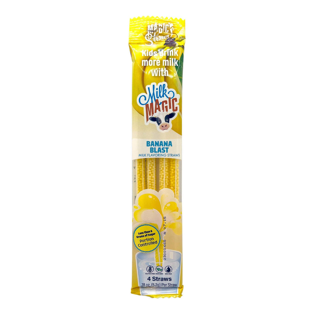 Milk Magic Straws Banana Blast