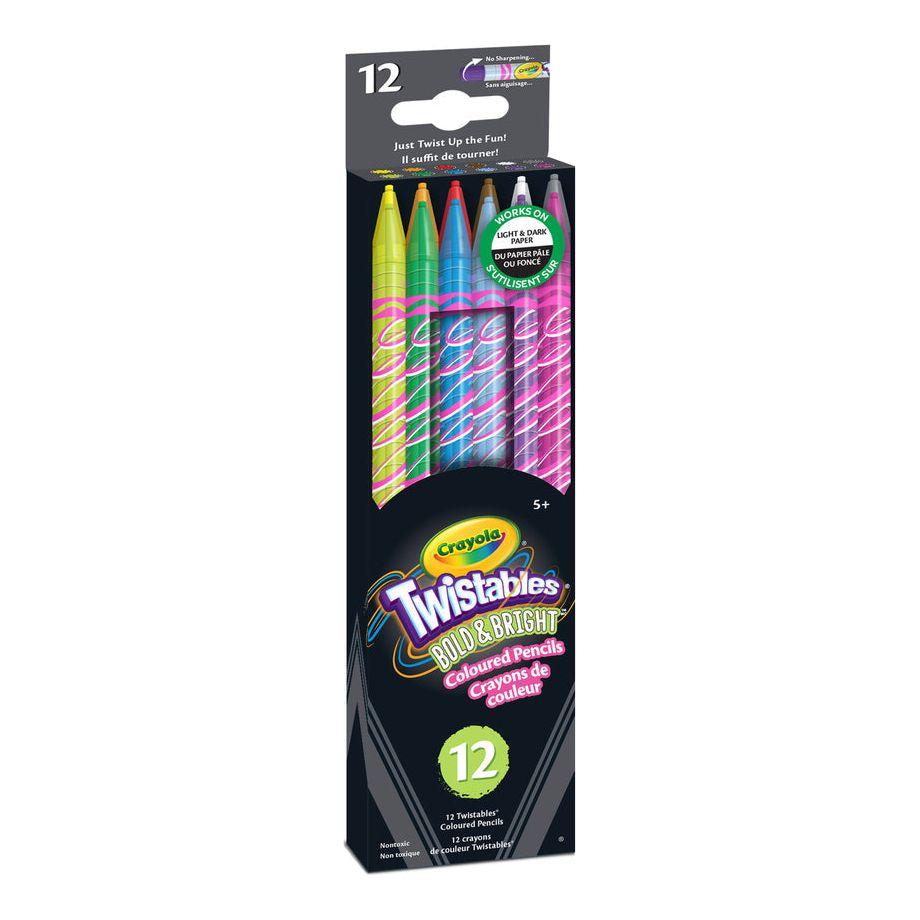 Crayola Twistables Bold & Bright Pencil Crayons Set of 12