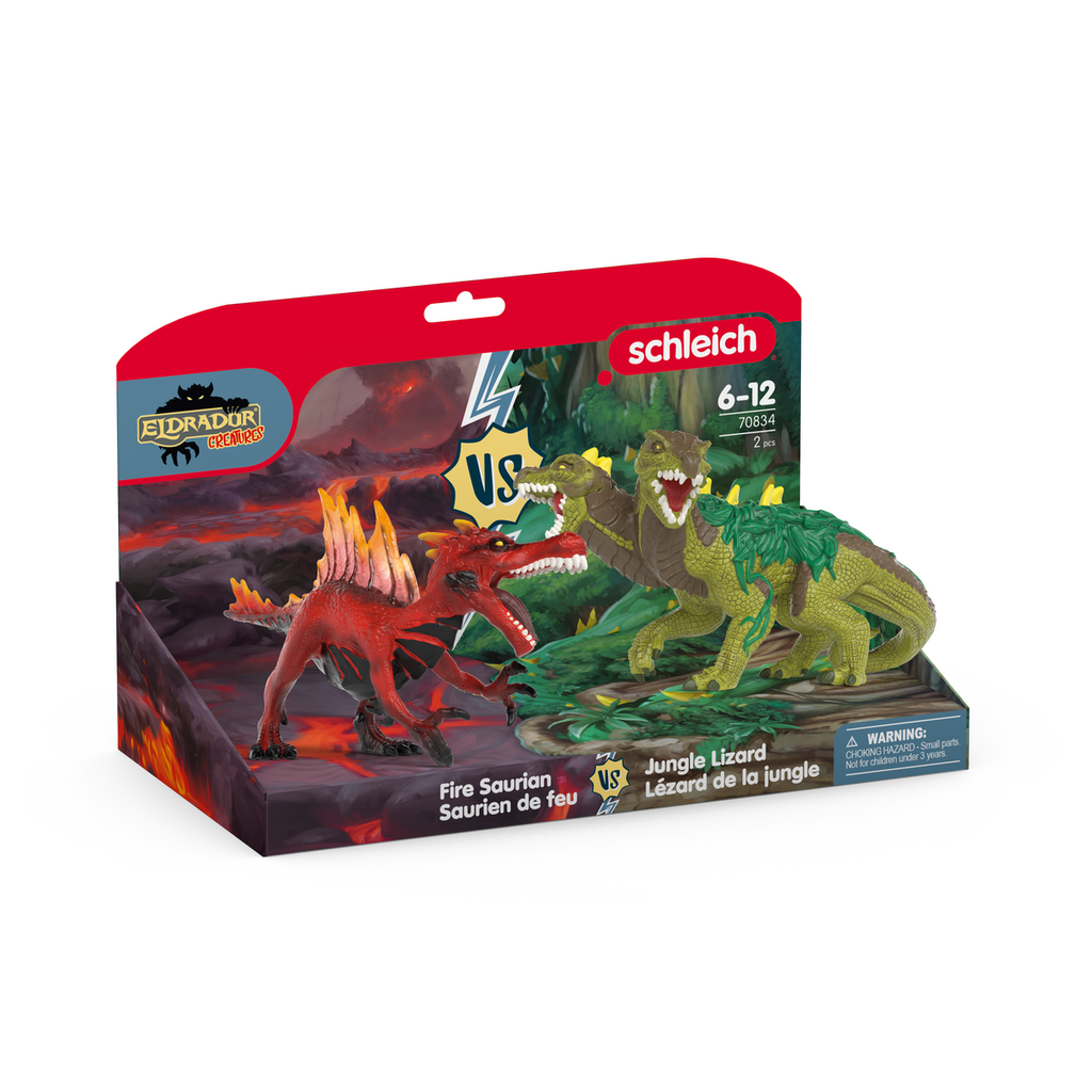 Schleich Eldrador Fire vs. Jungle