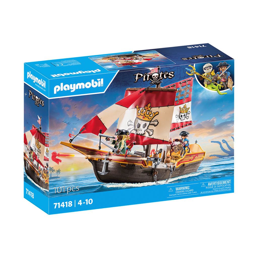Playmobil Pirates Small Pirate Ship 71418