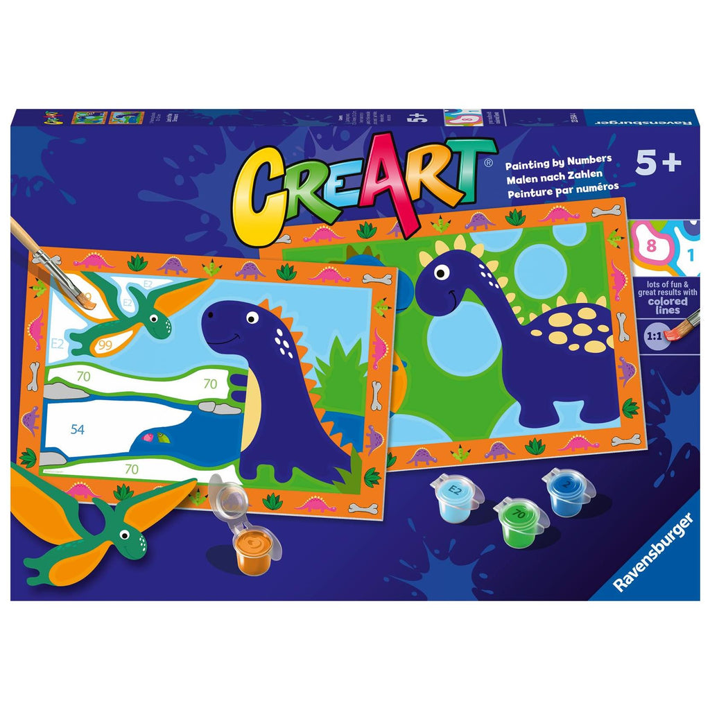 CreArt Jr Paint by Number Land of Dinosaurs