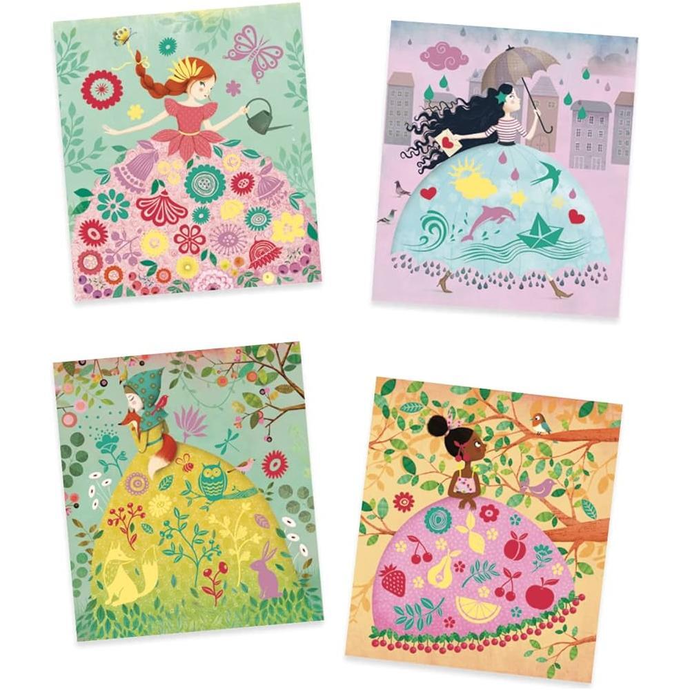 Djeco Artistic Patch Velvet Fair Maidens