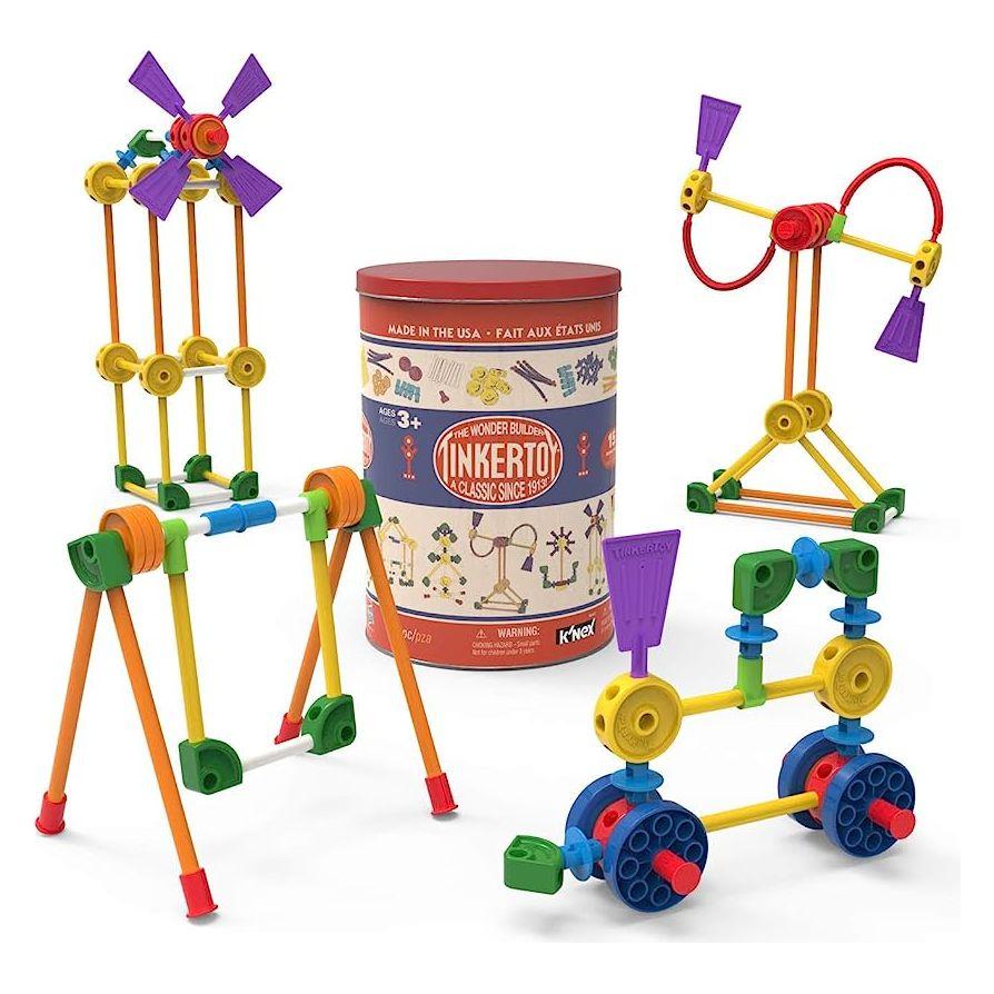 Tinkertoy Classic Building Tin 100 Pieces