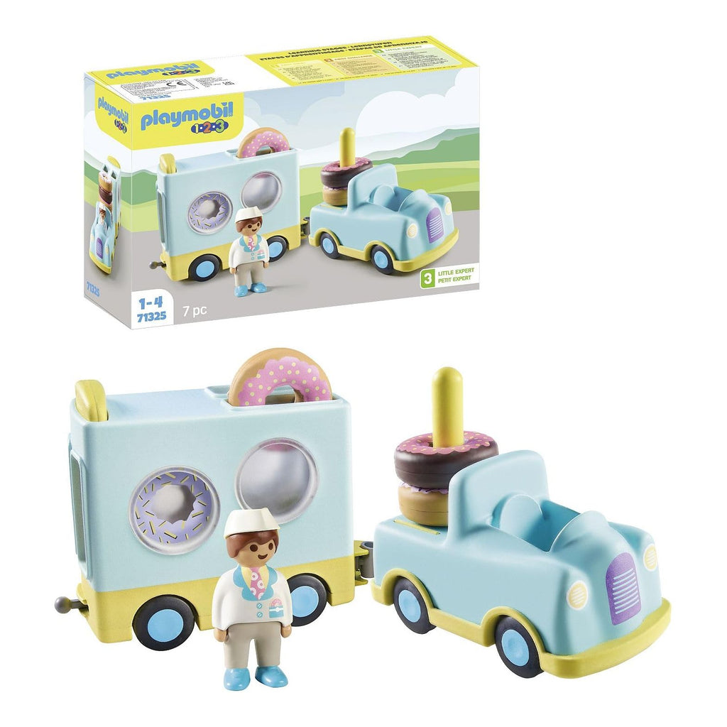 Playmobil 123 Crazy Donut Truck with Stack