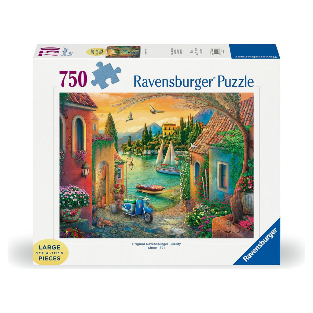 Ravensburger 750 Piece Puzzle Large Format European Villa Views