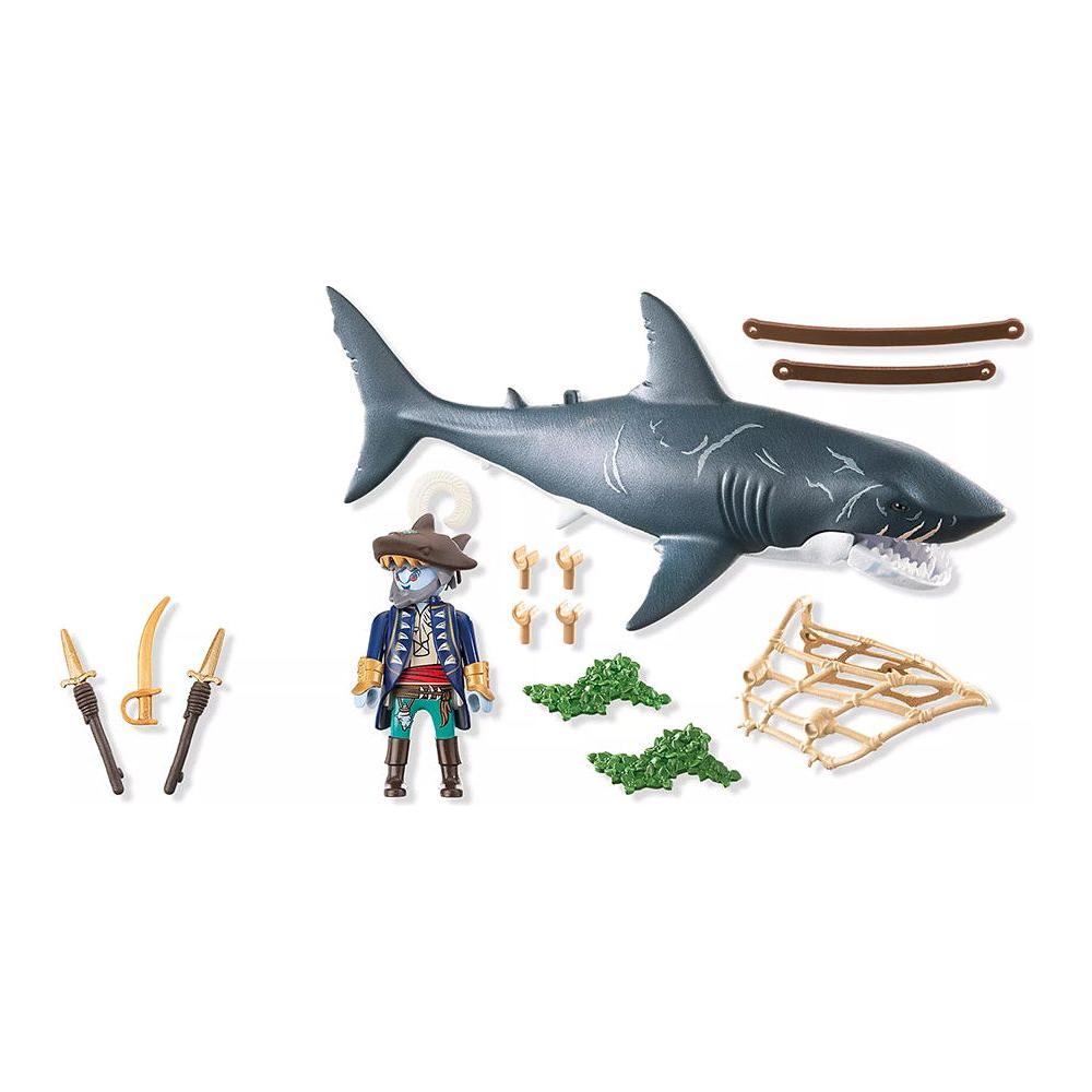 Playmobil Pirates Giant Shark with Pirate