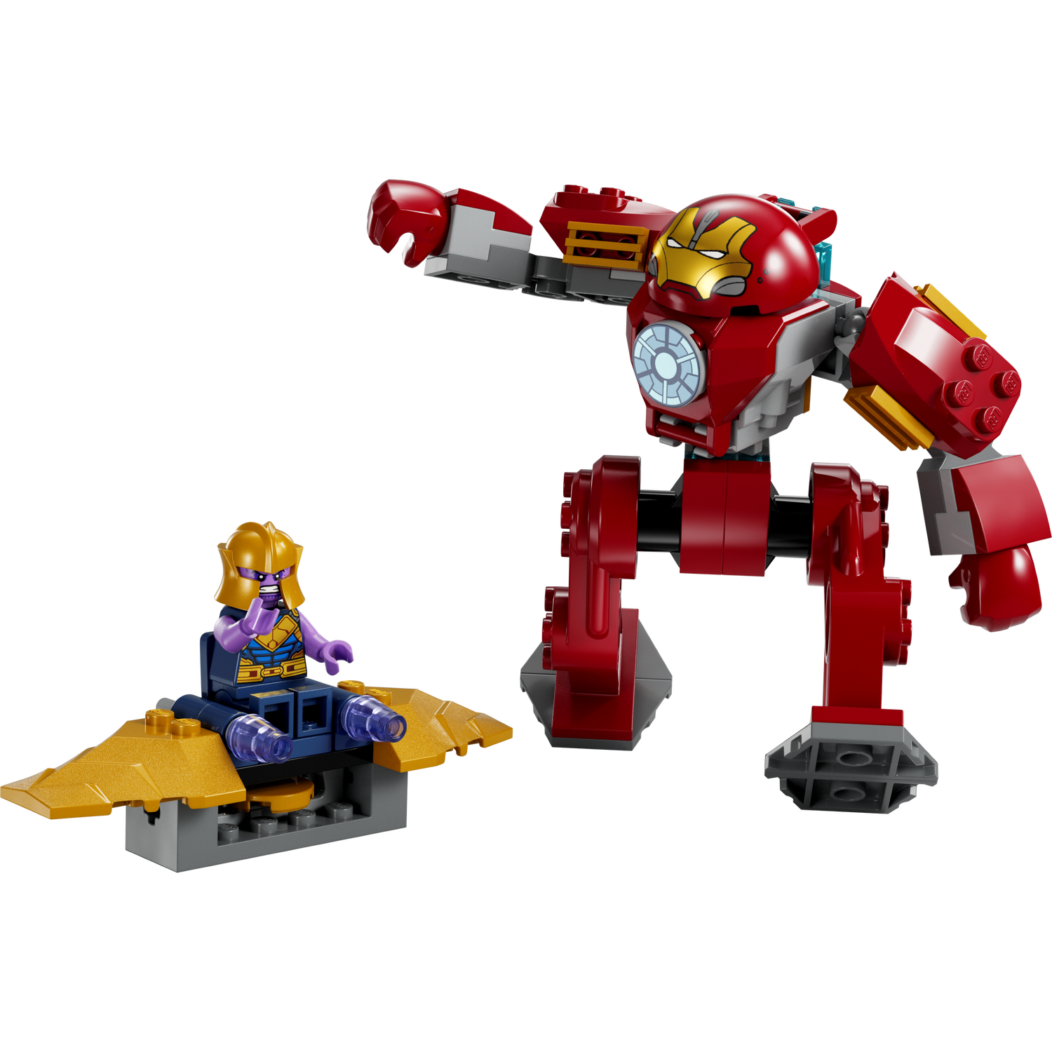 LEGO Marvel Iron Man Hulkbuster vs Thanos The Rocking Horse Toys