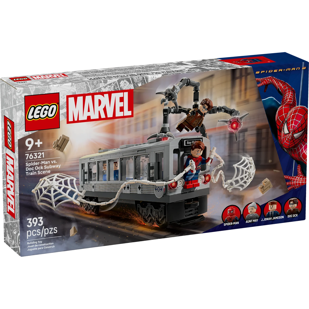 LEGO Super Heroes Marvel Spider-Man vs. Doc Ock Subway Train Scene 76321