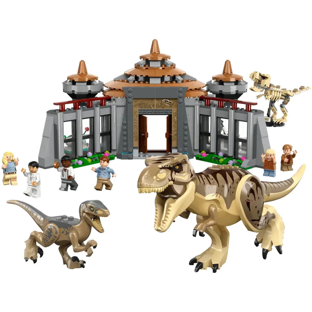 LEGO Jurassic Park Visitor Center: T. rex & Raptor Attack 76961