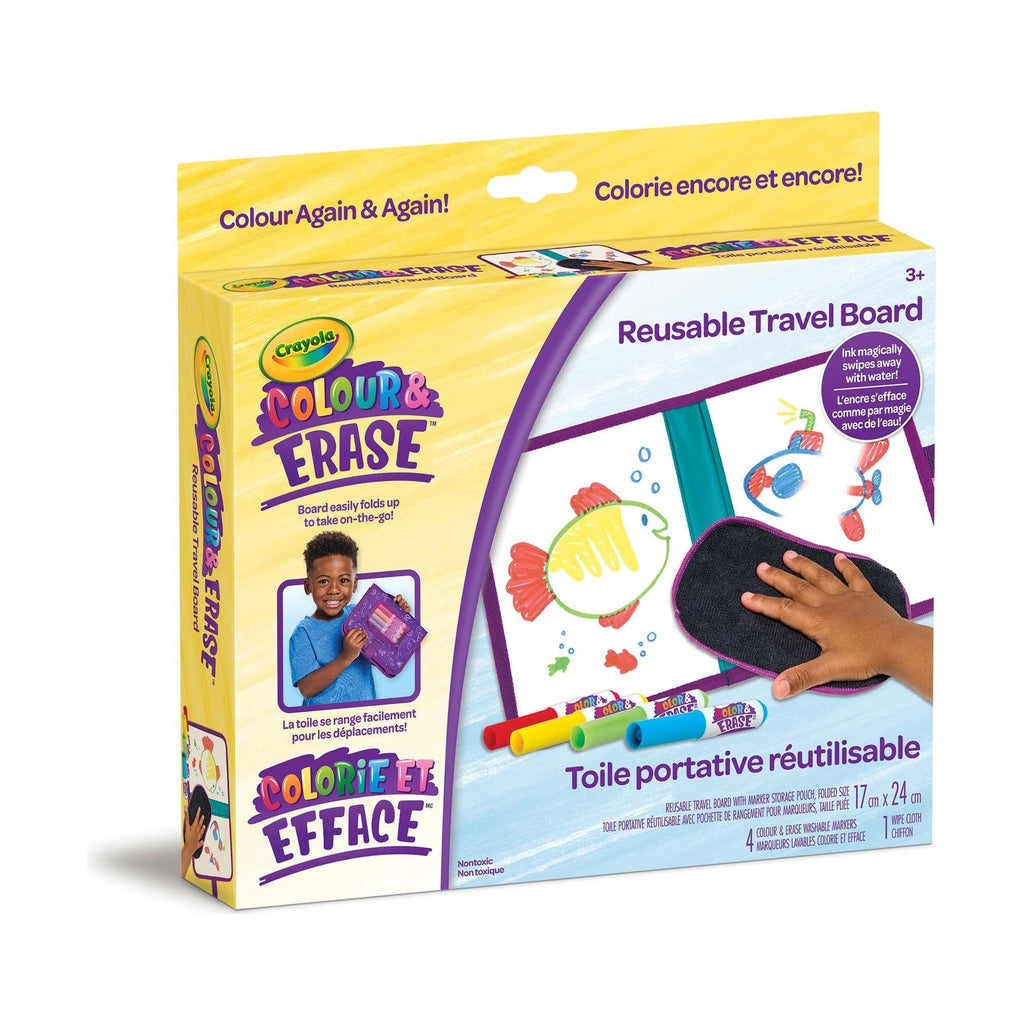 Crayola Colour & Erase Reusable Travel Board