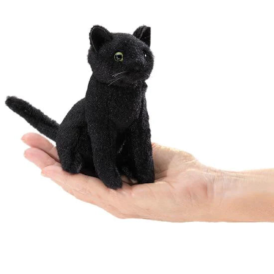 Folkmanis Finger Puppet Black Cat