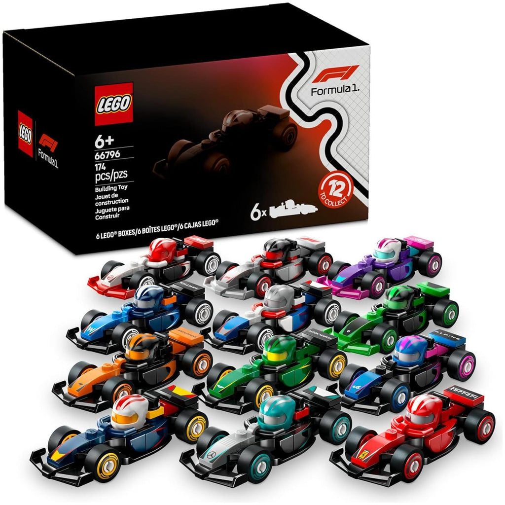LEGO F1 Collectible Race Cars 6 Pack