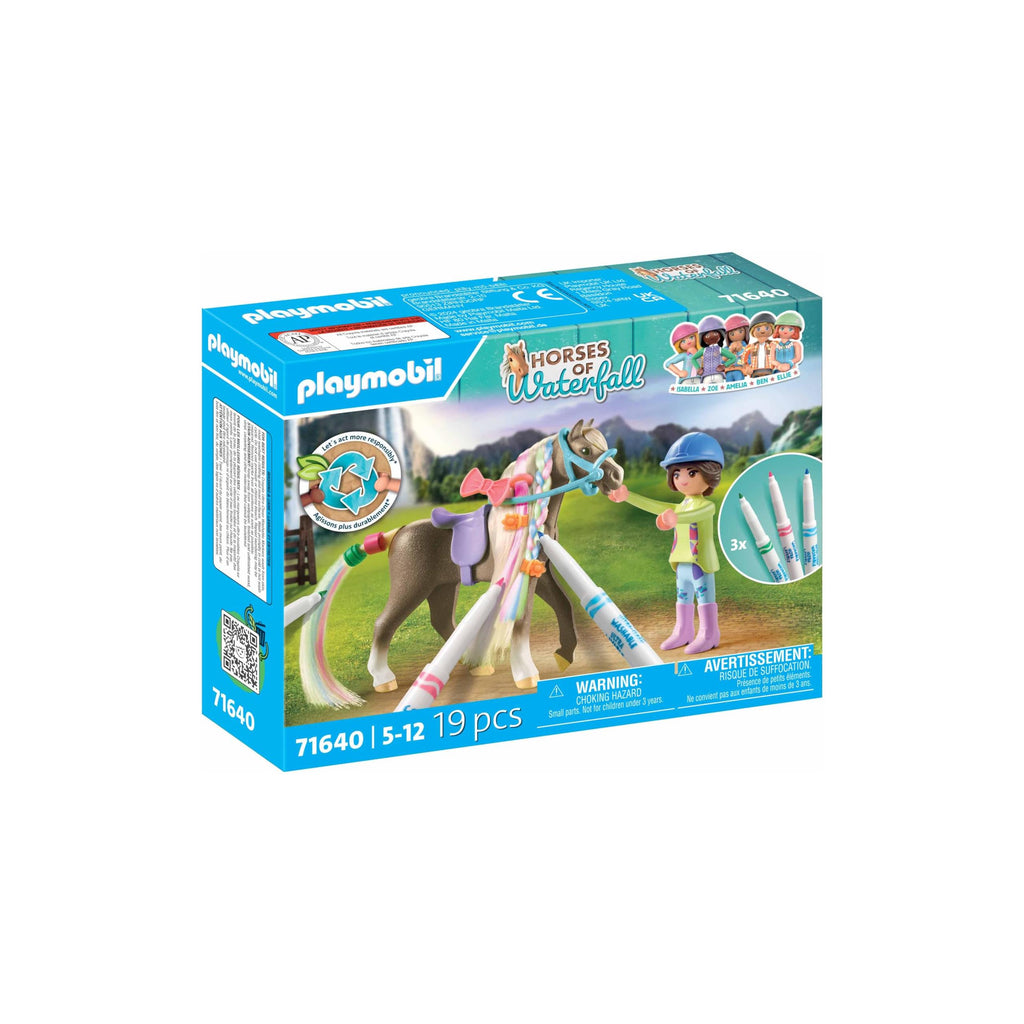 Playmobil Horses of Waterfall Washable Horse Set 71640
