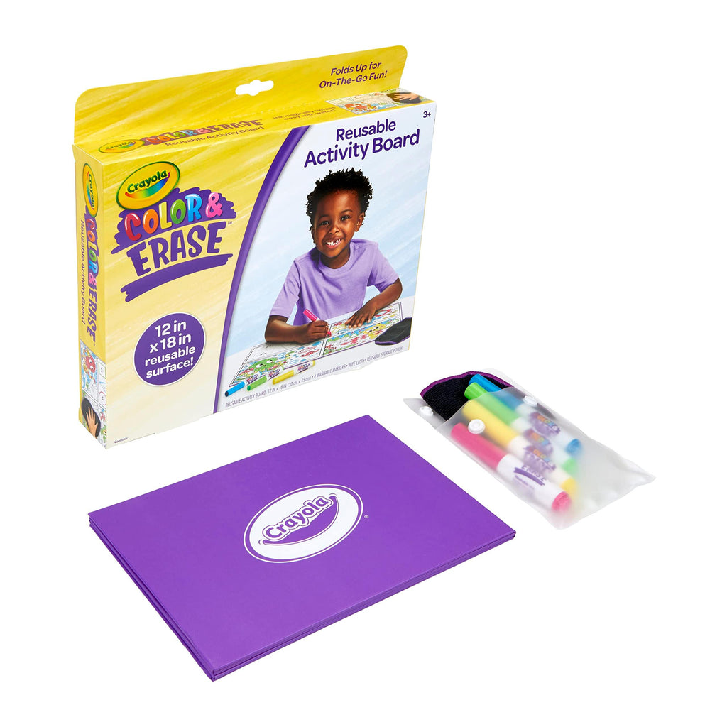 Crayola Colour & Erase Reusable Travel Board
