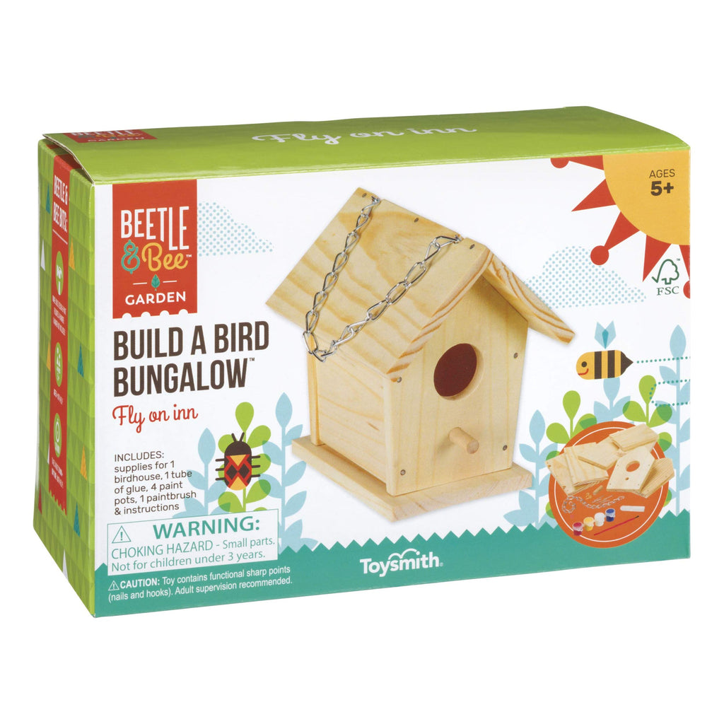 Beetle & Bee Build and Paint a Bird Bungalow