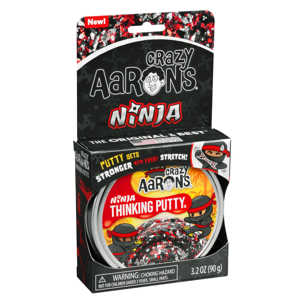 Crazy Aaron's Thinking Putty 4" Tin Ninja