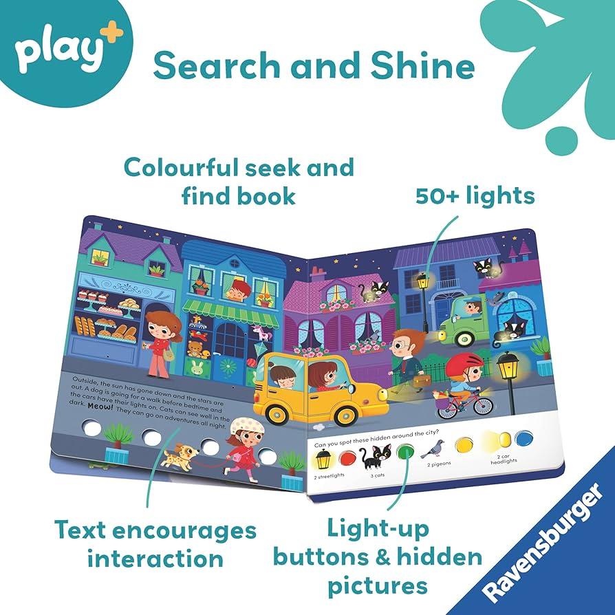 Ravensburger Play+ Book Search and Shine: In the Night