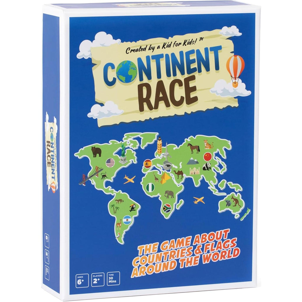 Continent Race Board Game