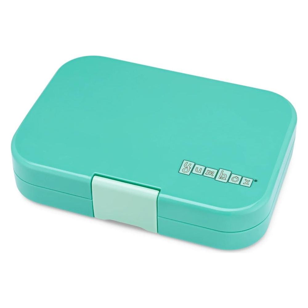 Yumbox Panino 4 Compartment Tropical Aqua with Panther Tray